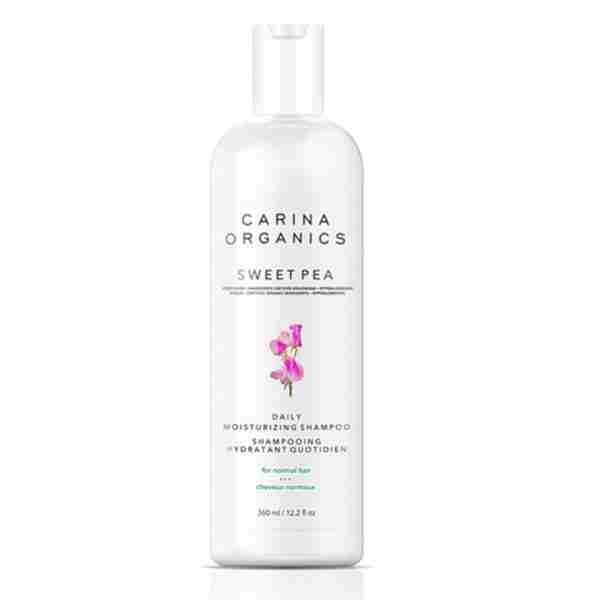 Carina Organics Daily Moisturizing Shampoo Sweet Pea, 360 mL