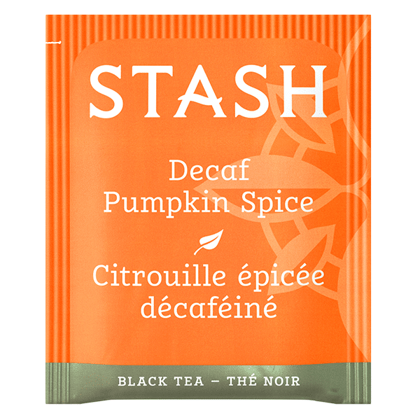 Stash - Decaf Pumpkin Spice Black Tea, 18 Tea Bags