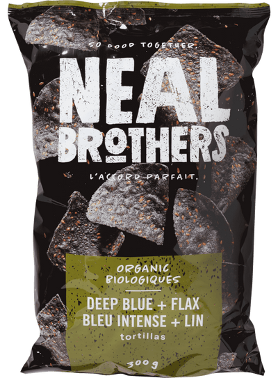 Neal Brothers Organic Deep Blue + Flax Tortillas, 300 g