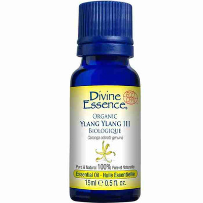 Divine Essence Organic Ylang Ylang Essential Oil, 15 mL