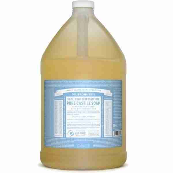 Dr. Bronner's - Organic Pure Castile Liquid Soap: Baby Unscented, 3.8L