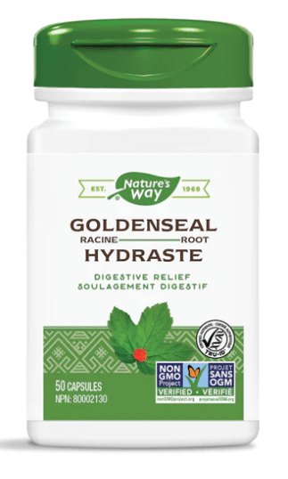 Nature's Way Goldenseal Root 570 mg, 50 Capsules