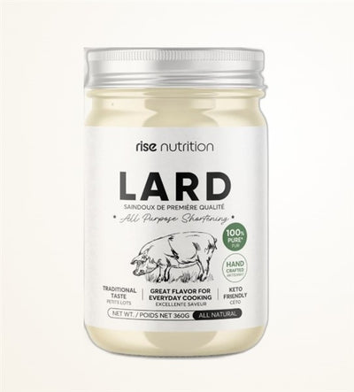 Rise Nutrition Grass-Fed Lard, 360G