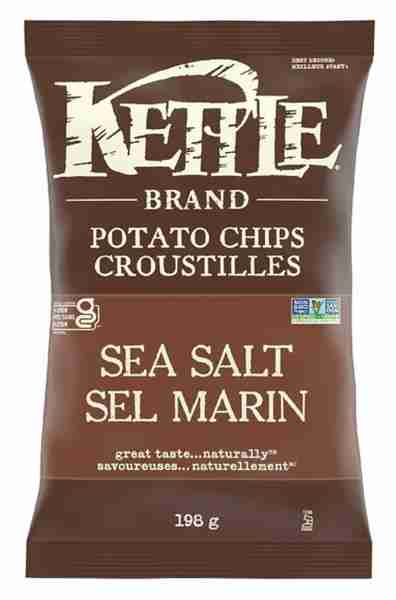 Kettle Brand Sea Salt Chips, 198 g