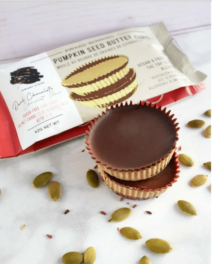 Dwarf Stars Keto Milk Chocolate Pumpkin Seed Butter Cup