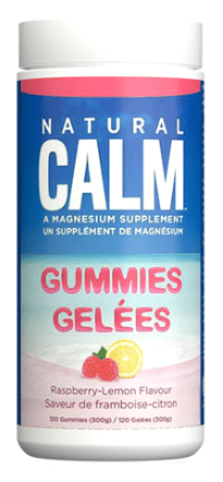 Natural Calm - Magnesium Gummies: Raspberry Lemonade, 120 Gummies