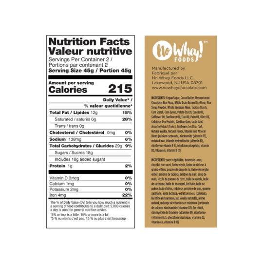 No Whey Foods No Tricks Bar, 90 g
