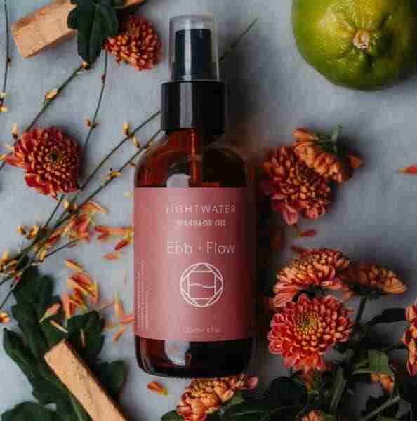 Lightwater Ebb+Flow Massage Oil 120Ml