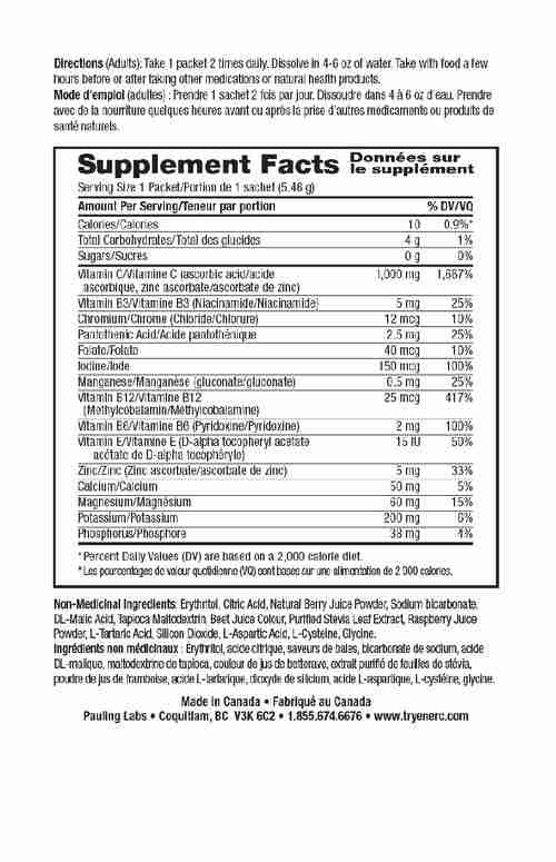 Ener-C - Sugar Free Mixed Berry Multivitamin Drink Mix, 30 Packets