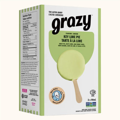 Grazy Key Lime Pie Non Dairy Frozen Dessert Bars, 270Ml