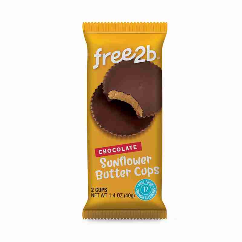 Free2b - Chocolate Sunflower Butter Cups, 40G