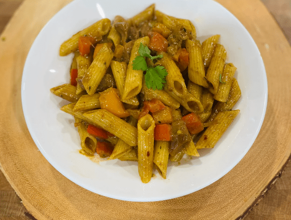 Mindful Meals Rasta Pasta W/ Jerk Jackfruit