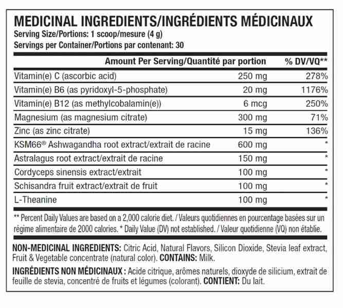 ANS Performanceunwind Adrenal Pink Lemonade 120G