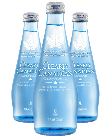 Clearly Canadian Sparkling Mineral Water, 325Ml
