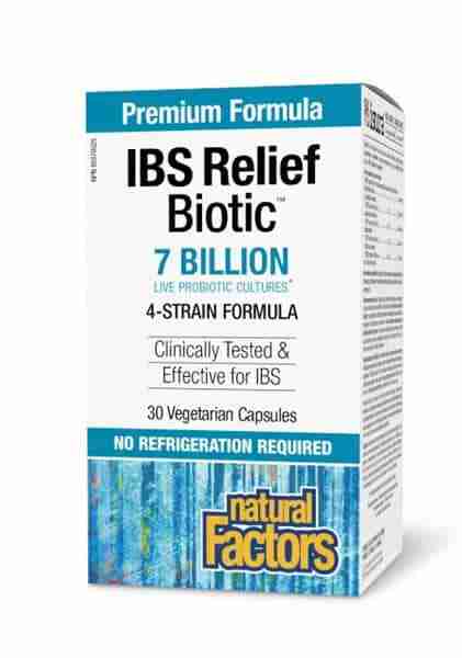 Natural Factors IBS Relief Biotic 30Vcap