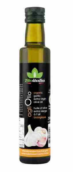 Bioitalia - Extra Virgin Olive Oil With Garlic, 250Ml