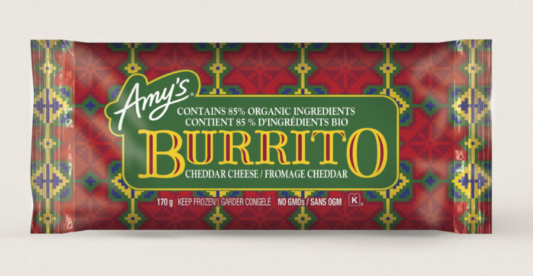 Amy's Bean & Cheese Burrito, 170 g