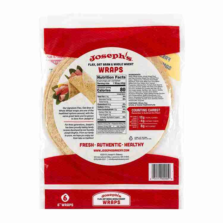 Joseph's Oat Bran & Whole Wheat Wraps