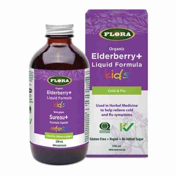 Flora Elderberry + Liquid Formula For Kids 250Ml