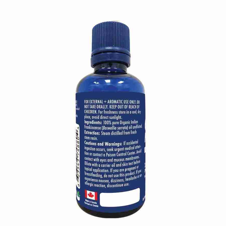 Naka Organic Frankincense Essential Oil, 50 mL