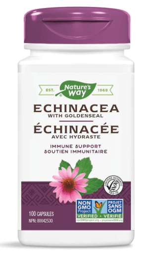 Nature's Way Echinacea Goldenseal 100 Capsules