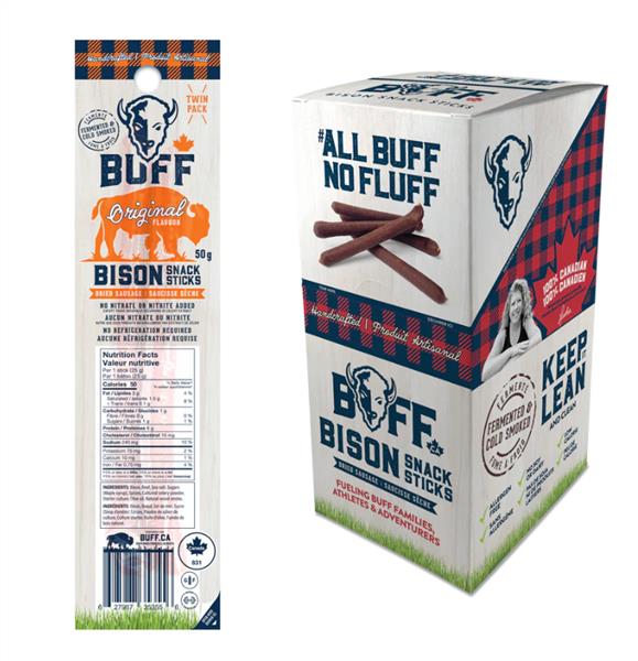 Buff Bison Snack Stick, Original, 50 g