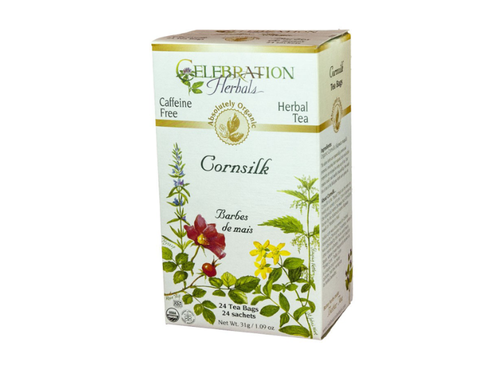 Celebration Herbals Organic Cornsilk Tea, 24Bgs