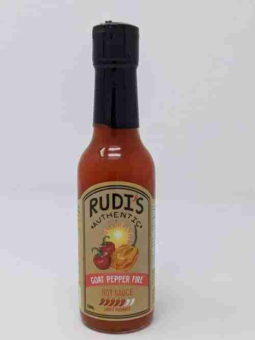 Rudi's Goat Pepper Fire Hot Sauce, 150 mL
