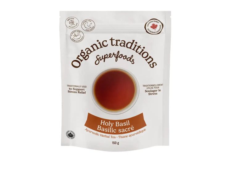 Organic Traditions Holy Basil Tea, 150 g