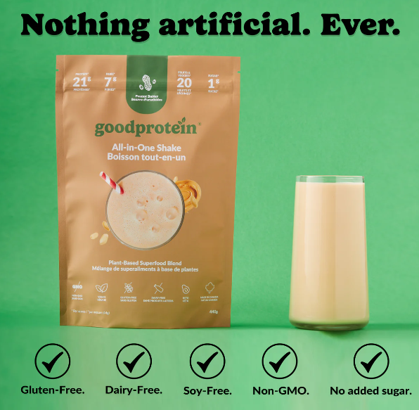 Good Protein All-in-One Shake, Peanut Butter, 880 g