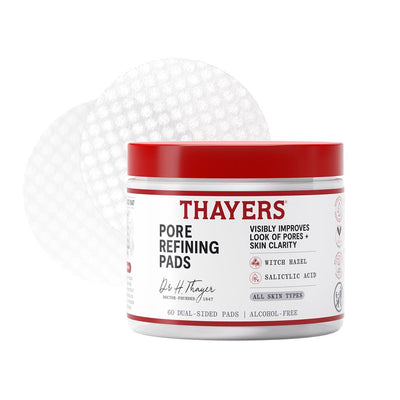 Thayers Pore Refining Toner Pads, 60 Count
