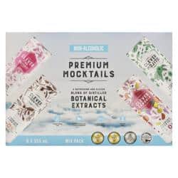 Clever Mocktails Non Alcoholic Mixer Pack, 8 X 355Ml