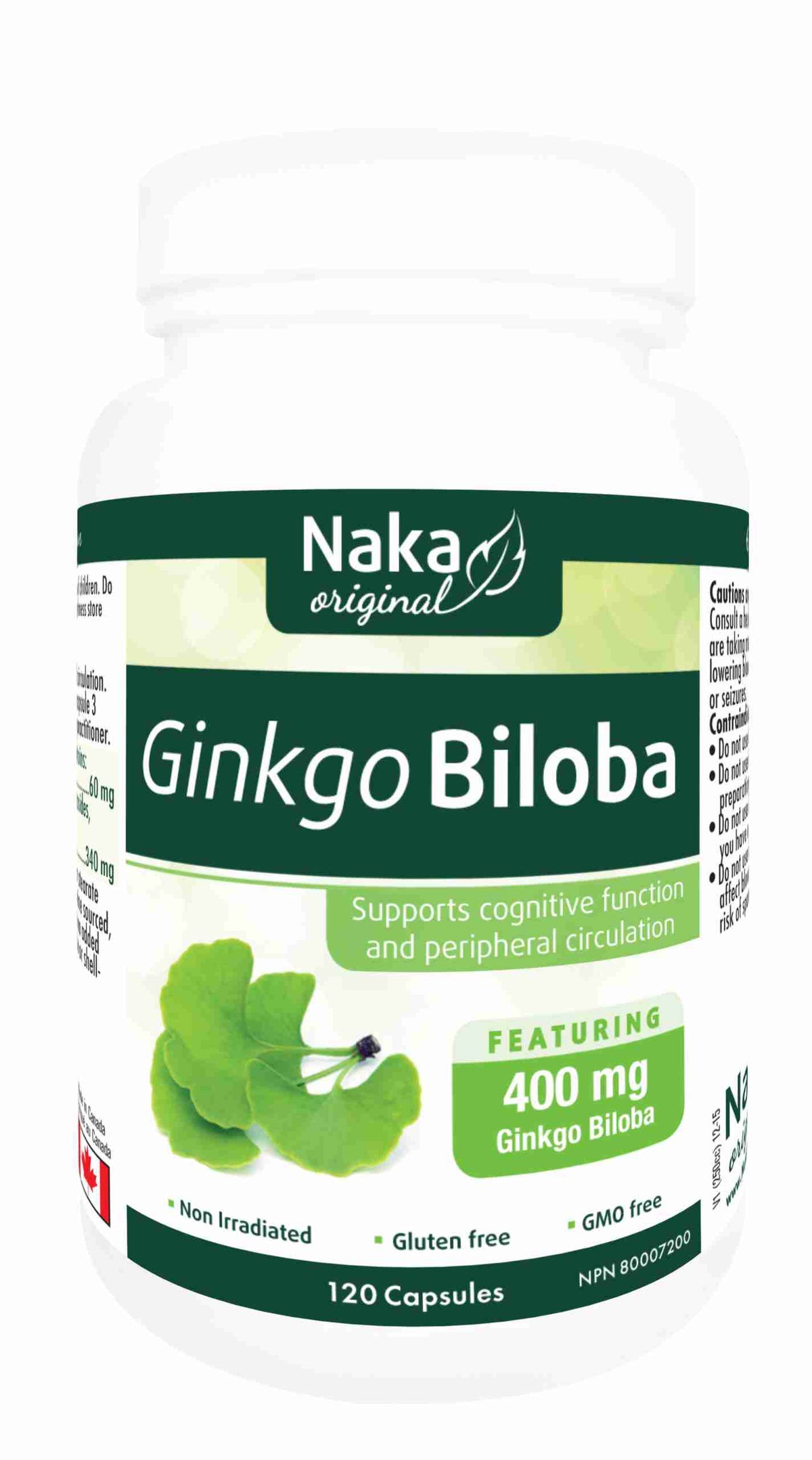 NAKA Ginkgo Biloba 120 Capsules