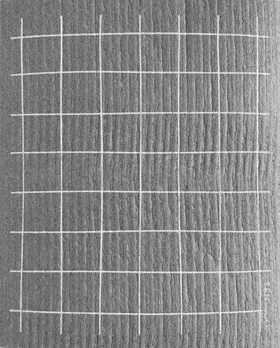 Ten And Co. Sponge Cloth X Grey Grid