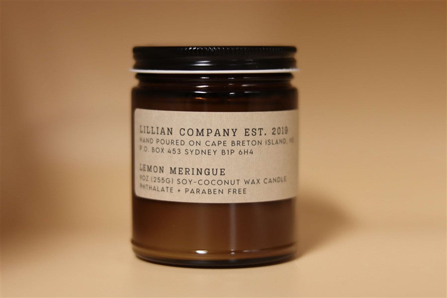 Lillian CO - Lemon Merinque Candle, 9Oz