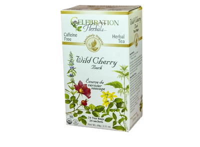 Celbration Herbals Organic Wild Cherry Root Tea, 24Bgs