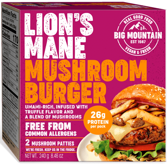 Big Mountain Foods Lion's Mane Mushroom Burger 240G