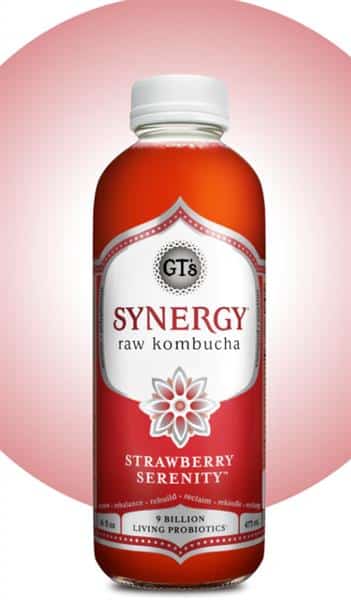 GT's Synergy Kombucha, Strawberry Serenity