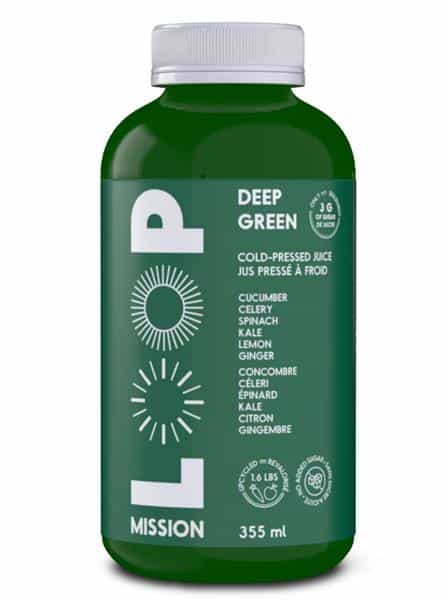 LOOP Mission Deep Green Cold Pressed Juice, 355 Ml