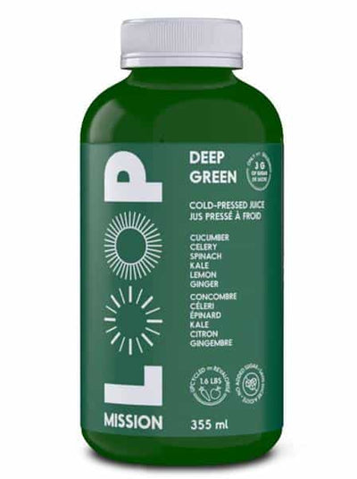 LOOP Mission Deep Green Cold Pressed Juice, 355 Ml