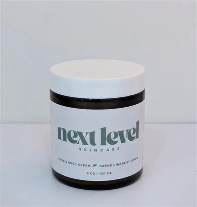 Next Level Skin Care Face And Body Cream, 4Oz