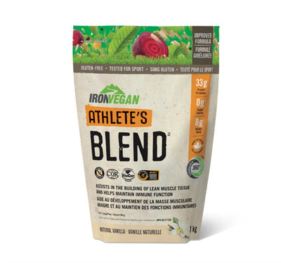 Ironvegan Athlete’S Blend: Natural Vanilla 1Kg