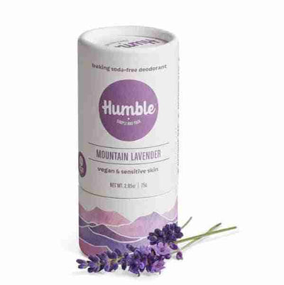 Humble Vegan Sensitive Skin Lavender Mountain Deodorant, 75G