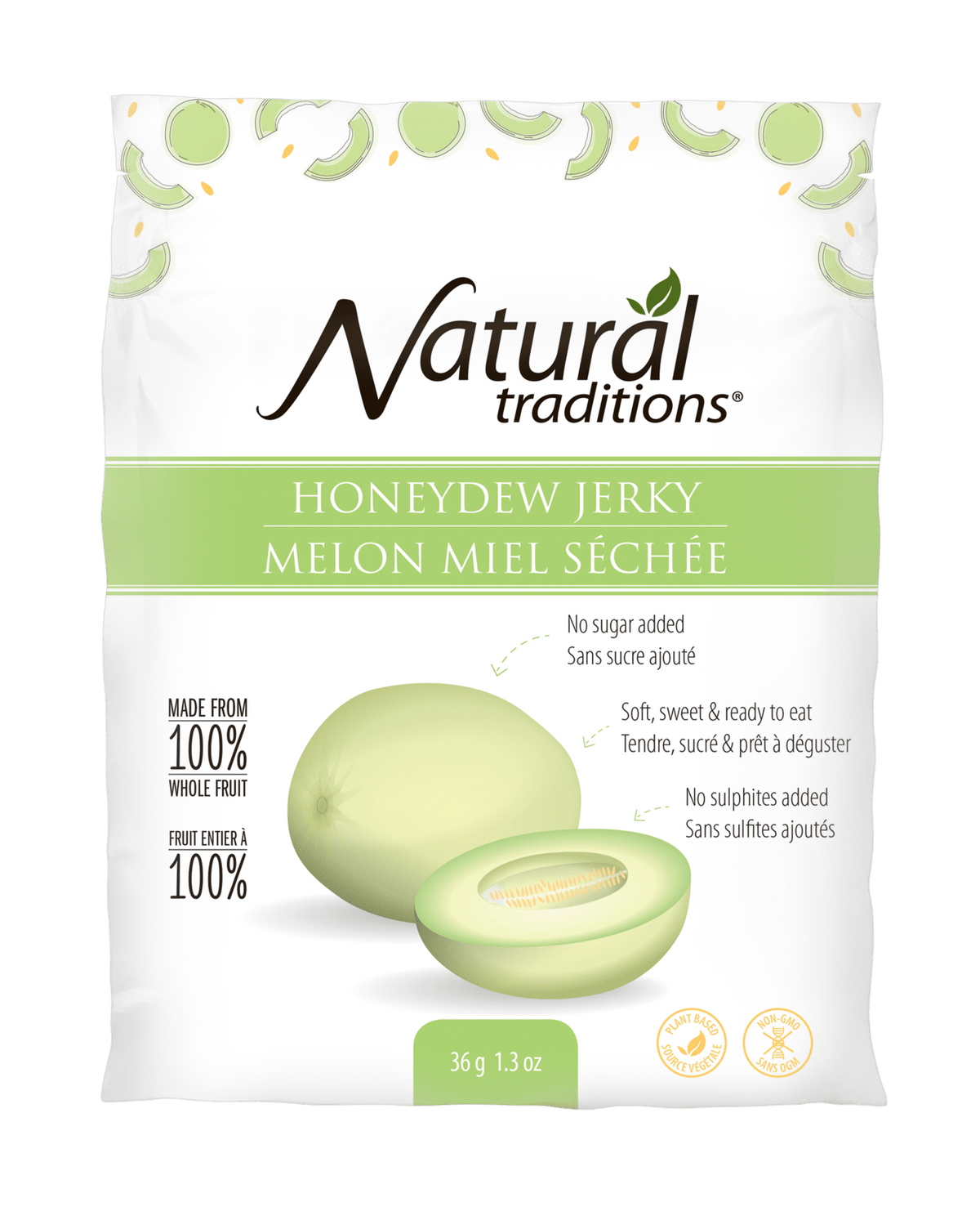 Natural Traditions - Honeydew Jerky, 36G