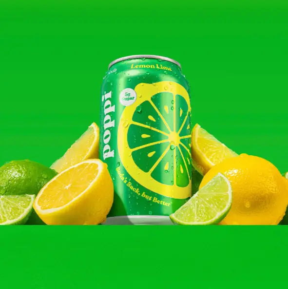 Poppi Lemon Lime Soda, 355Ml