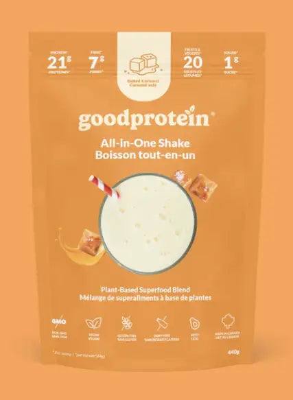 Good Protein All-in-One Shake, Salted Caramel, 440 g