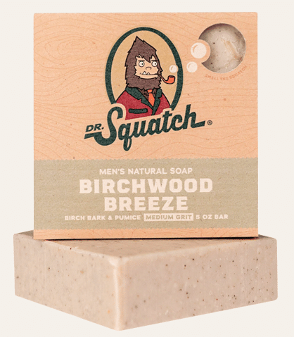 Dr. Squatch Birchwood Breeze Bar Soap, 141 g