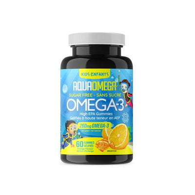 Aquaomega High EPA Kids Gummies Orange, 60Ct