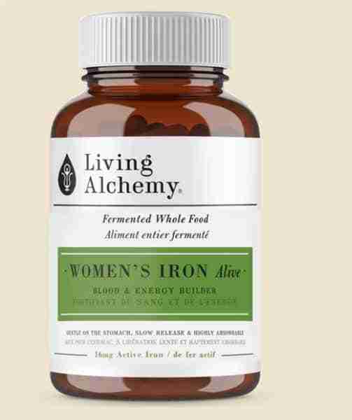 Living Alchemy Women's Iron Alive, 60 Capsules