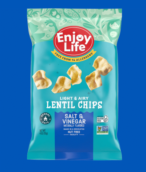 Enjoy Life Salt & Vinegar Lentil Chips 113G